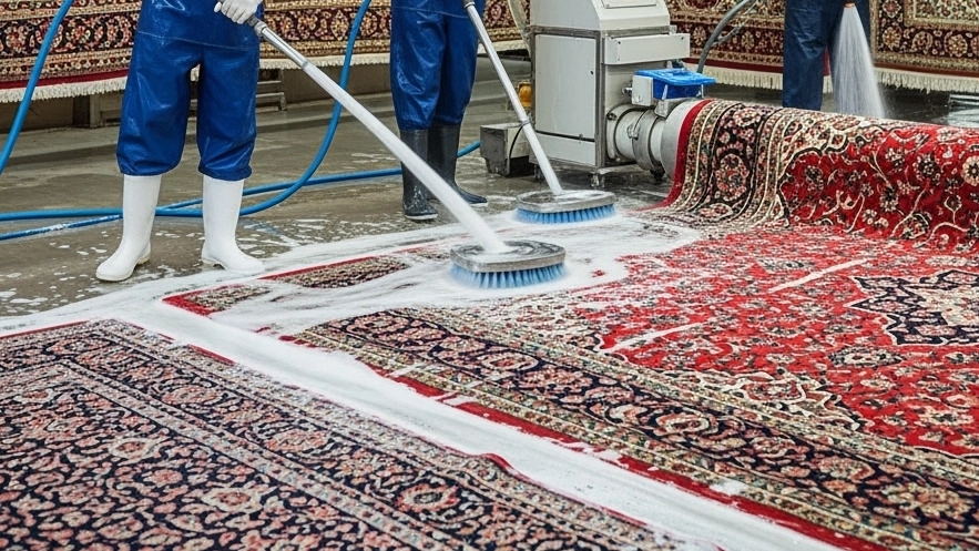 نصائح مهمة قبل تجفيف السجاد والأريكة إلى سجاد ماشاد رضا في أستارا
